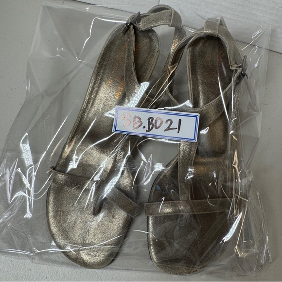 Vintage Donald J Pliner Slingback Y2K 90s Women's Open Toe Heels Size 7 - Picture 14 of 16